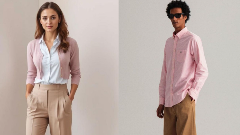 perpaduan warna khaki